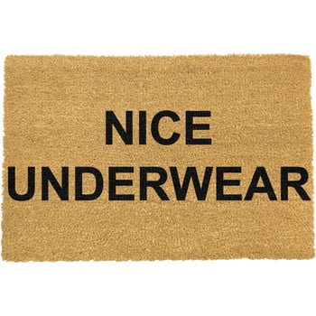 Covoraș intrare din fibre de cocos artsy doormats nice underwear, 40 x 60 cm