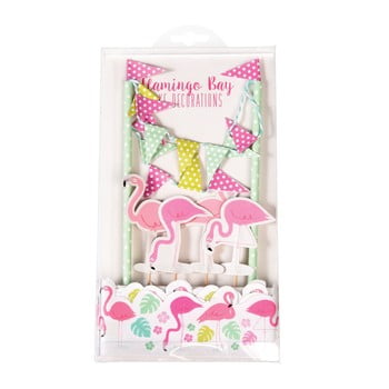 Set pentru decorat tortul rex london flamingo bay