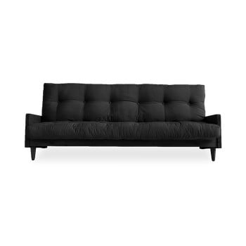Canapea extensibilă karup design indie black/dark grey, gri închis