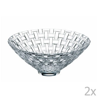 Set 2 boluri din cristal nachtmann bossa nova, diametru 12,5 cm