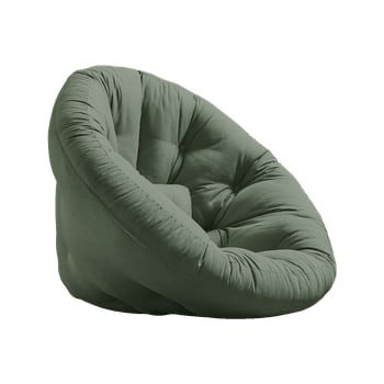Fotoliu extensibil karup design nest olive green, verde