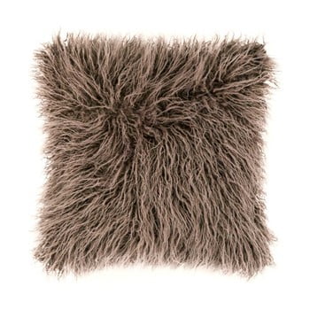 Pernă tiseco home studio mohair, 45 x 45 cm, maro