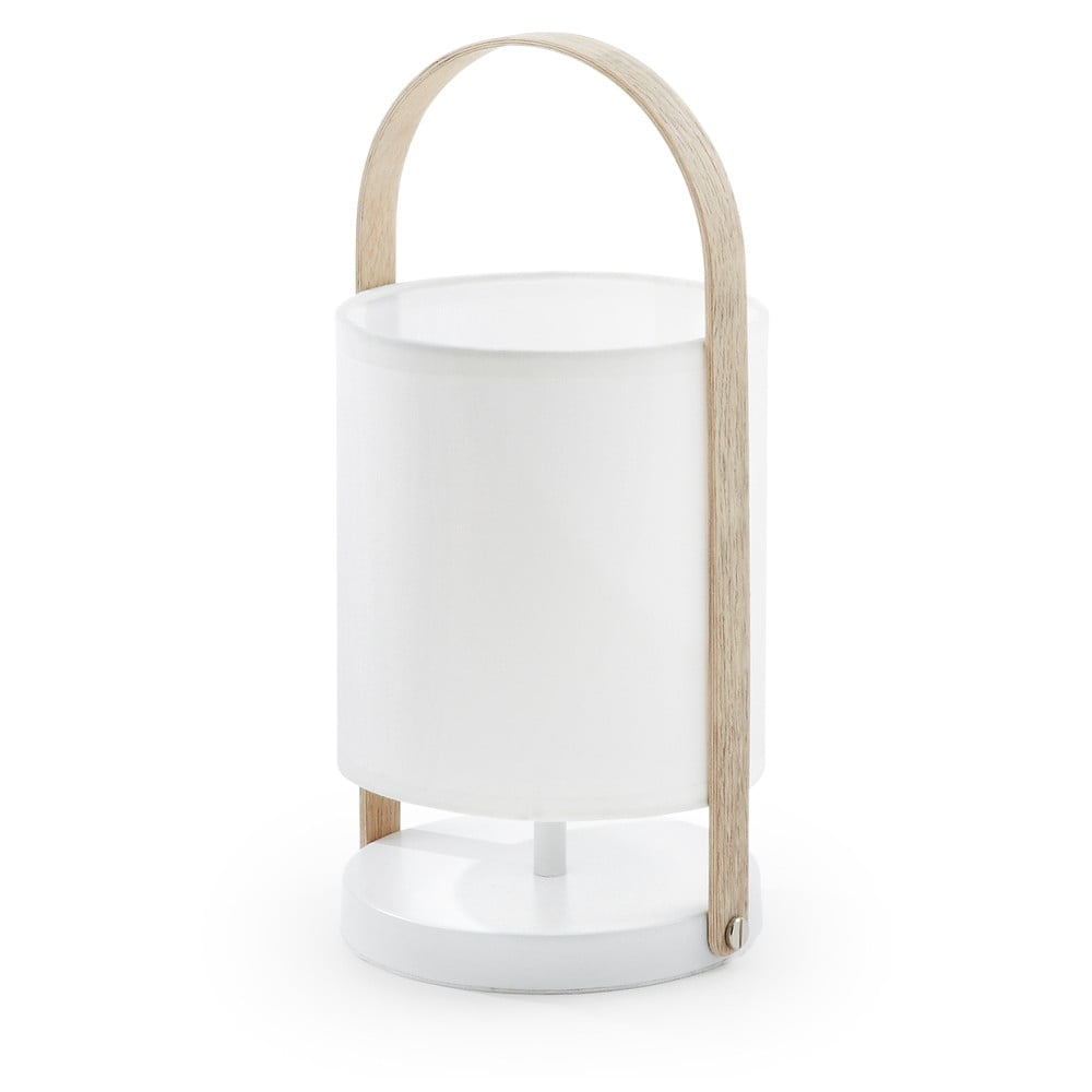Bílá stolní lampa Kave Home Zayla