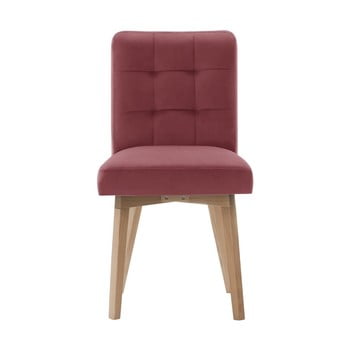 Scaun rodier haring, roz-natural