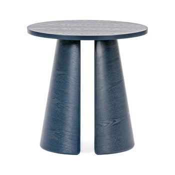 Măsuță auxiliară rotundă teulat cep, ø 50 cm, albastru