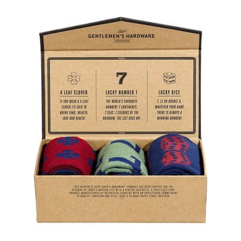 Set 3 perechi de șosete gentlemen's hardware lucky socks, mărimea 41-45