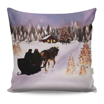 Pernă cu 2 fețe winter, 43 x 43 cm
