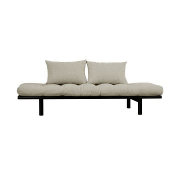 Canapea karup design pace black, gri - bej