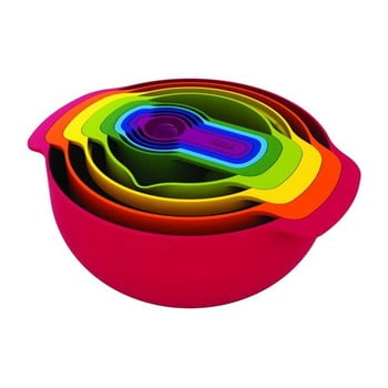 Set 9 boluri pentru bucătărie joseph joseph nest red