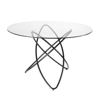 Masă cu blat din sticlă tomasucci hula hoop, ⌀ 120 cm