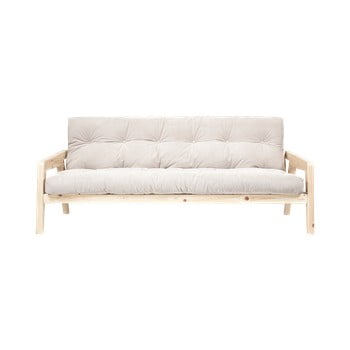 Canapea extensibilă karup design grab raw/natural