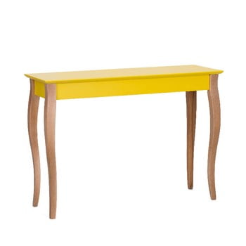 Masă tip consolă Ragaba Dressing Table 105 x 74 cm, galben