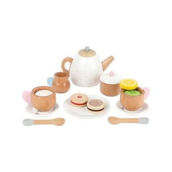 Set din lemn pentru servit ceaiul legler tea