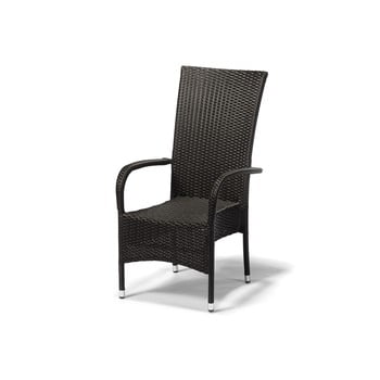 Scaun de grădină din ratan timpana paris, înălțime 107 cm, gri antracit