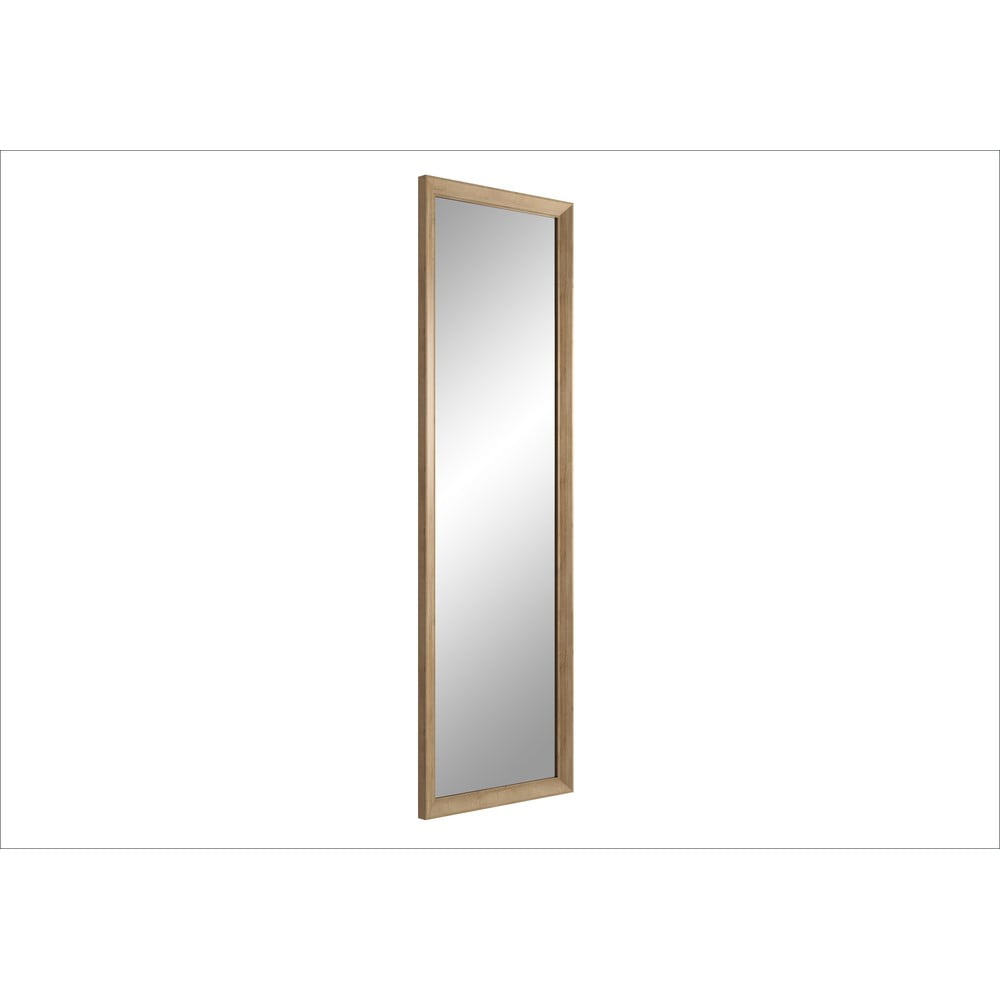 Nástěnné zrcadlo v hnědém rámu Styler Paris, 47 x 147 cm