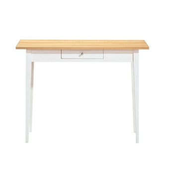 Masă cu sertar din lemn de pin, dimensiune 100x75 cm, askala scala