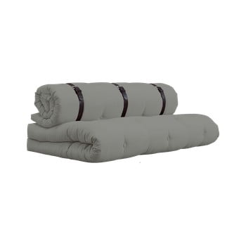 Canapea extensibilă cu detalii din piele karup design buckle up grey
