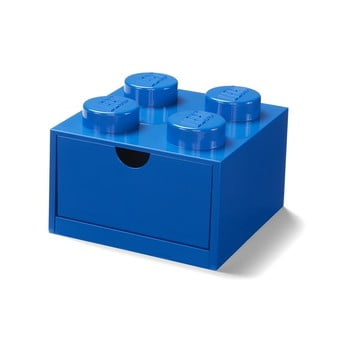 Cutie cu sertar pentru birou lego®, 15 x 16 cm, albastru