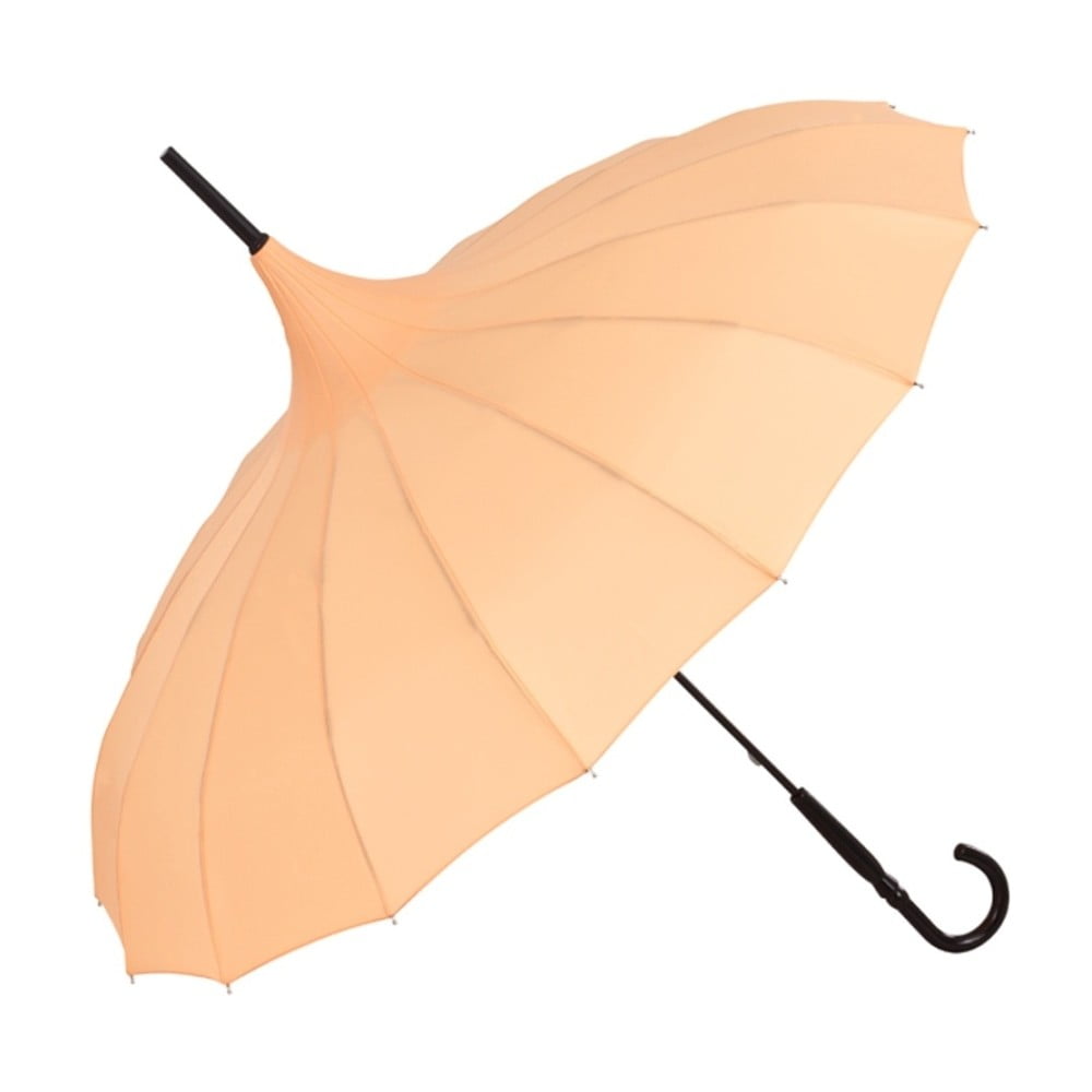 Meruňkový holový deštník Von Lilienfeld Pagoda Charlotte