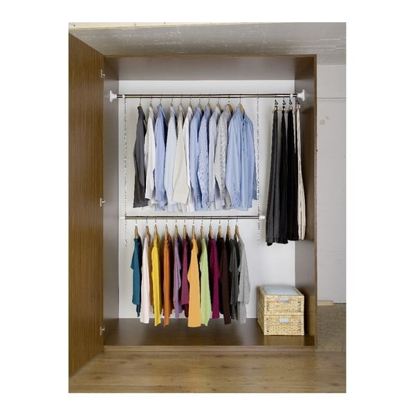 Sada 3 teleskopických šatních stojanů Wenko Garment