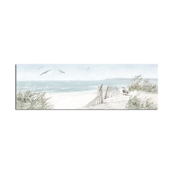 Tablou styler canvas watercolor dune, 45 x 140 cm