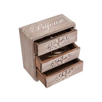 Casetă din lemn pentru bijuterii antic line chest