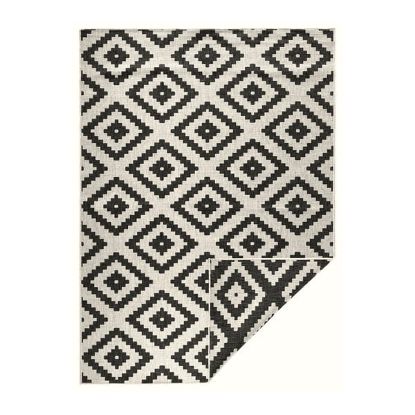 Černo-krémová venkovní koberec NORTHRUGS Malta, 200 x 290 cm