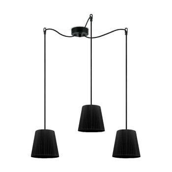 Lustră sotto luce kami elementary s 3s, negru