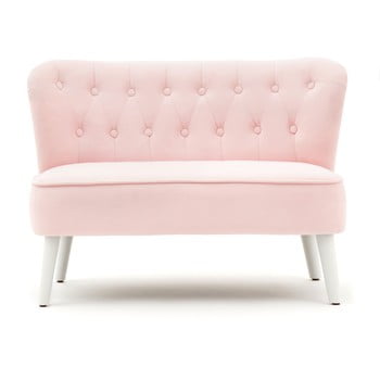 Canapea pentru copii pumpim lia, 85 cm, roz