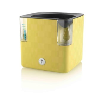 Ghiveci de flori flower lover cobble, 14 x 14 cm, verde fistic