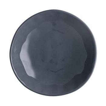 Farfurie din porțelan pentru pizza brandani pizza, ⌀ 20,5 cm, gri închis