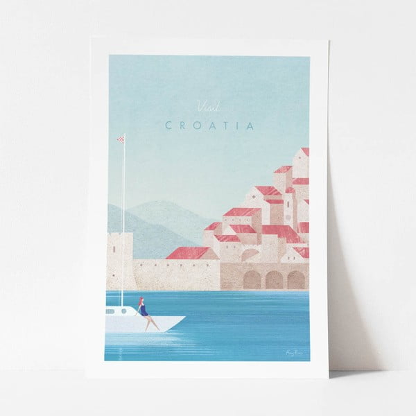 Plakát Travelposter Croatia, A3