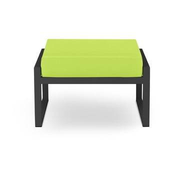 Puf adecvat pentru exterior calme jardin nicea, verde lime - negru