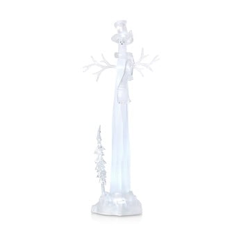 Decorațiune luminoasă cu led markslöjd izy, înălțime 34 cm, alb