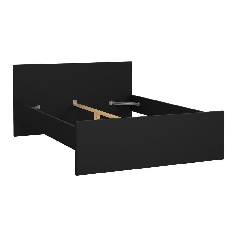 Černá dvoulůžková postel 140x190 cm Naia – Tvilum
