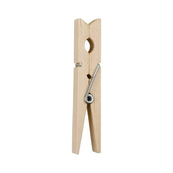 Set 36 cârlige din lemn pentru rufe addis wooden pegs pack