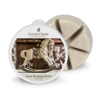 Ceară aromată pentru lămpi aromaterapie groose creek ivory rocking horse, 65 de ore de ardere