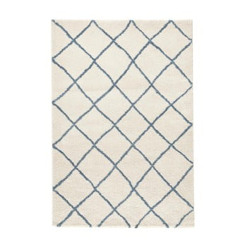 Covor Mint Rugs Grid, 120 x 170 cm, alb