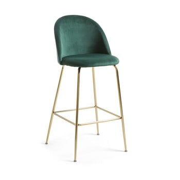 Scaun bar la forma mystere, înălțime 108 cm, verde