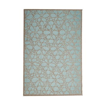 Covor adecvat pentru exterior floorita fiore, 135 x 190 cm, turcoaz