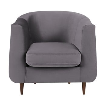 Fotoliu kooko home glam, gri cărbune