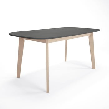 Masă extensibilă din lemn de mesteacăn artemob illy