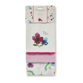 Set 3 prosoape pentru bucătărie cooksmart chatsworth floral
