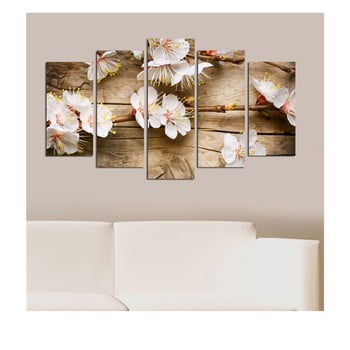 Tablou din mai multe piese flower in the blossom, 110 x 60 cm
