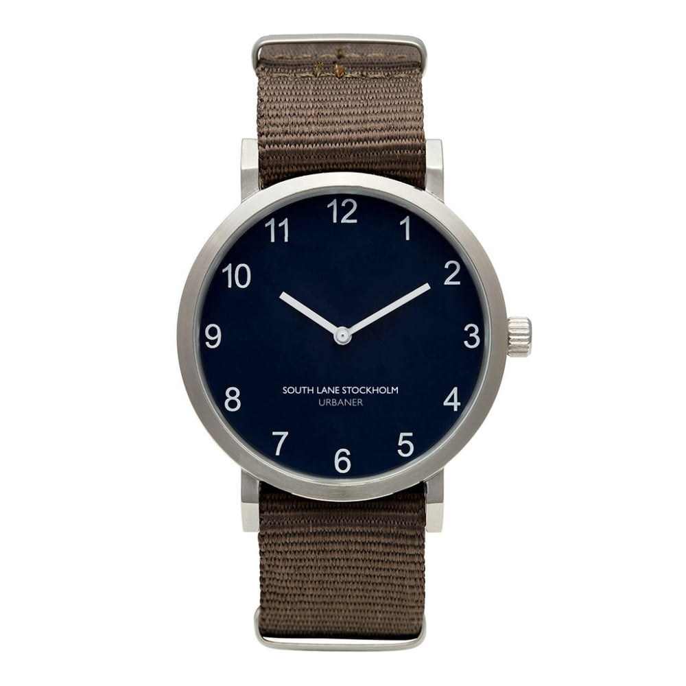 Unisex hodinky s hnědým řemínkem South Lane Stockholm Urbaner Classic Big
