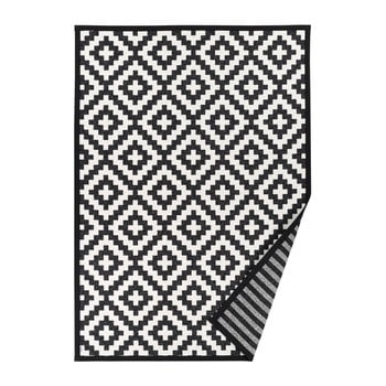 Covor reversibil narma viki, 160 x 230 cm, alb-negru