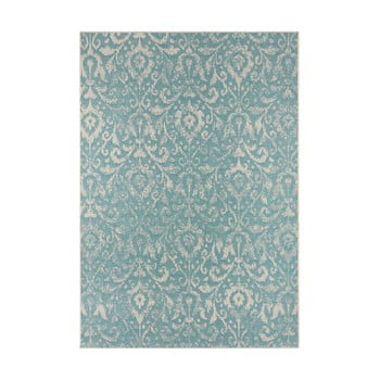 Covor potrivit pentru exterior bougari hatta, 160 x 230 cm, bej - turcoaz