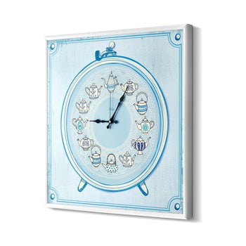 Ceas de perete the mia tea time, albastru