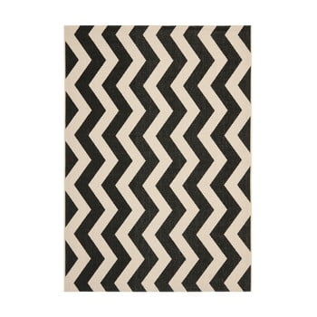 Covor potrivit pentru exterior safavieh amalfi black, 289 x 200 cm