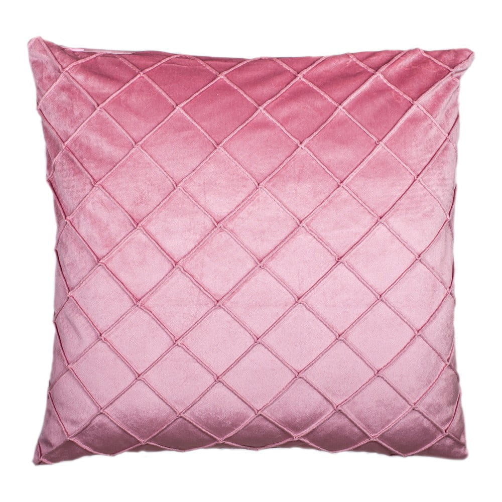 Růžový polštář JAHU Alfa, 45 x 45 cm